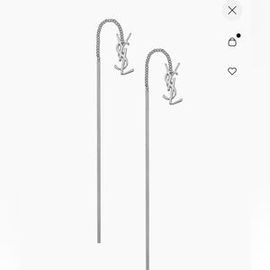 Yves Saint Laurent Silver Earrings